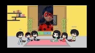 MLB reaction  Marinette and alya||gachalife||miraculous ladybug #mlbb #marinette #ladybug