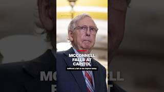 Senator Mitch McConnell falls at Capitol