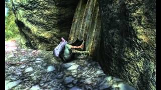 Oblivion Glitch - Goblin Shaman REALLY wants to get inside the mine