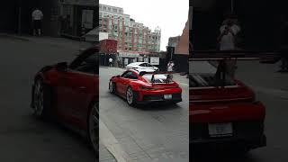 Porsche GT3RS  Toronto Carspotting/ Yorkville Supercars at VHO Motors Cars and Coffee