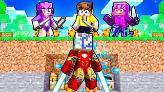 HUNTERS vs SUPERHERO SPEEDRUNNER in Minecraft!