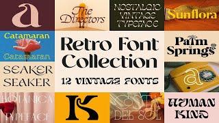 The Retro Font Collection Free Download