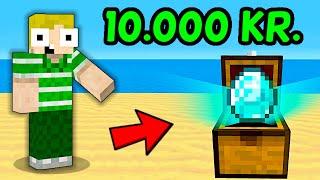 10.000 KR. CHALLENGE I MINECRAFT!!