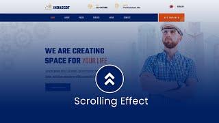 How to Create a Scroll Back To Top Button Effect using HTML CSS JS