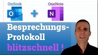 OneNote + Outlook: Der ultimative Guide für schnelle Besprechungsprotokolle | Online-Kurs