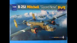 Sprue Review New Tool HK Models 1/48 B-25J Mitchell Glazed Nose