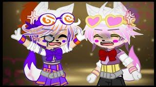 { Funtime Foxy & Lolbit fighting } ㆁ ️MY FNAF AU️ ㆁ ( FNAF SL + Mangle )