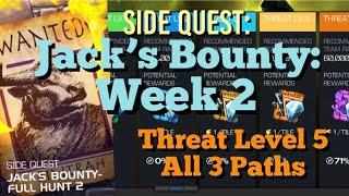 MCOC - NEW Side Quest: Jack’s Bounty: Week 2 - Threat Level 5 - Full Run - All 3 Paths!!