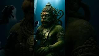 Divers Discover Giant Hanuman Idol Underwater! | Mysterious Finding in the Deep Sea #shorts