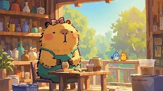 Your Chill Capybara Moment | Cute Lofi For Study Relax / Study / Work [Lofi Hip Hop Lofi Songs]