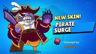 Surge Supercell MAKE Skin Brawl Stars 2023! - Cursed Pirates Surge?!!‍️