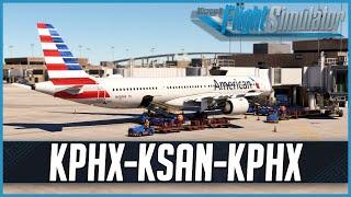 FSLabs A321Neo VS Fenix A321 | American Airlines OPS | Phoenix - San Diego (Round-trip) | VATSIM