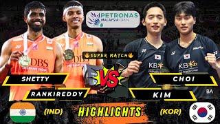 Wow‼️Epic Match  Rankireddy/Shetty (IND) vs Choi/Kim (KOR) PETRONAS Malaysia Open Badminton