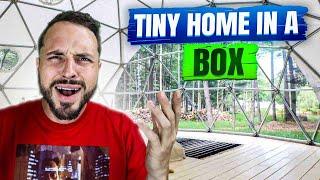 Unboxing My Geodesic Dome Home From Pacific Domes #glamping