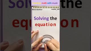 Learning math with music #math #short  #mathmatics #maths  #student #education #mathtricks #foryou