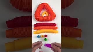 Very Satisfying Pop tube Unique Voicing l Diy  #asmr #satisfying #poptubesound #diy #creative