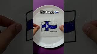 Flag of Finland  #satisfying #art #diy #drawing #emoji #theboys #viralshorts #gaming #funny