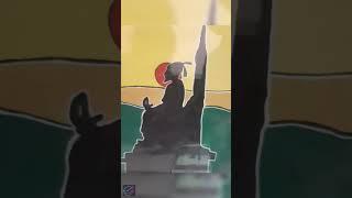 CHHATRAPATI SHIVAJI MAHARAJ PAINTING #viral #trendingshorts #shivajimaharaj #maratha #shivjayanti