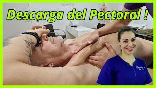 DOLOR en el Pectoral/MASAJE  del pectoral mayor y menor/Cómo hacer MASAJE PECTORAL FISIOTERAPIA