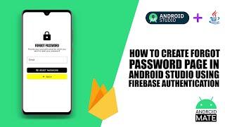 How to create Forgot Password Page in Android Studio using Firebase 