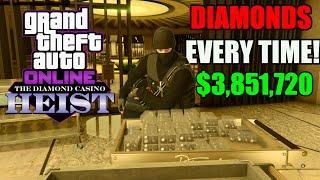 GTA Online Casino Heist - Silent Approach, Stealing Diamonds $3,851,720