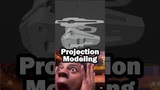 3D models from 2D projections! #blender #3danimation #blender3d #blendertutorial #3d