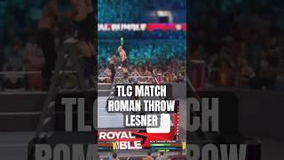 TLC match Roman throw lesner from ladder #wwe2k23ps5 #ps5gameplay #wwe #funny