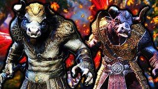 Minotaurs EXPLAINED! - Alessian Guardians, Children of Belharza - Elder Scrolls Lore