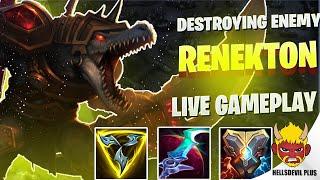 DESTROYING THE ENEMY WITH RENEKTON! - Wild Rift HellsDevil Plus Gameplay