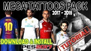 [PES 2017] TATTOS PACK 2017 - 2018 Download & Install [Tutorial]