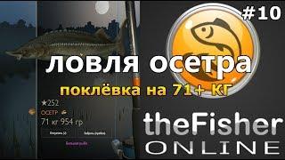 theFisher Online ЛОВЛЯ ОСЕТРА Поклёвка и рекорд на 71+ кг [Не Гайд]