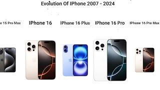 Evolution Of IPhone (2007 - 2024)