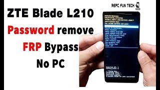 Zte blade l210 frp bypass without pc || como quitar cuenta google de un zte blade l210