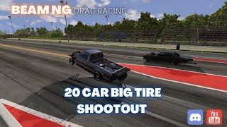 BEAM NG DRAG RACING BIG TIRE SHOOTOUT  -BeamNG DRIVE /CRASHBOSSTV