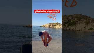 Te sumas al reto Nadar desnudo en la playa/piscina y con vídeo para probarlo #naked #actitudhector