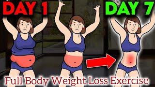Full Body Weight Loss Exercise Basic to Advance ( super Effective ) #weightloss #challenge #fitness