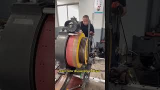 Giant motor disassembly and repair