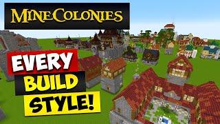 MineColonies Every Build Style In The Game!