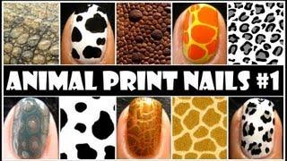 ANIMAL PRINT NAIL ART #1 | NO TOOLS REQUIRED EASY NAILS DESIGN TUTORIAL FOR BEGINNERS AT HOME DIY