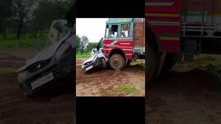 sapna chodhari new song Truck VS Car Crash Test- What will happen when a truck runs over a car? K...