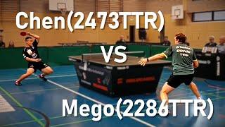 Der Weltmeister zeigt seine Klasse | Chen(2473TTR) vs Mego(2286TTR) | 3.Bundesliga Süd