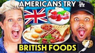 Americans Try Iconic British Food For The First Time!