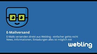 E Mails versenden direkt aus Webling Vereinssoftware