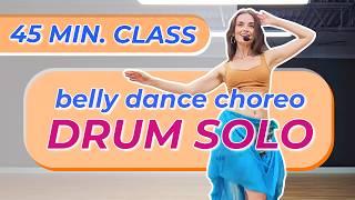 45 minute belly dance tutorial  beginner level choreography class