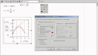 Форматирование плоского графика в MathCAD 14 (11/34) Часть 1