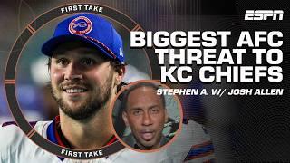 GIVE ME JOSH ALLEN! ️ - Stephen A. thinks the BILLS are the BIGGEST AFC THREAT  | First Take