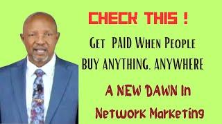 A Revolution Within Network Marketing - Get PAID On ANYTHING People Buy