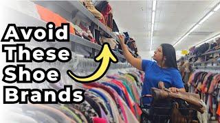 Thrift With Me For Shoes To Resell On eBay, Poshmark, & Depop #2
