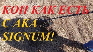 Коп с АКА Сигнум МФД как он есть!