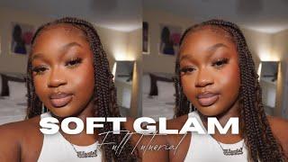 Black Girl Soft Glam Makeup Tutorial  | Alexia Shanay